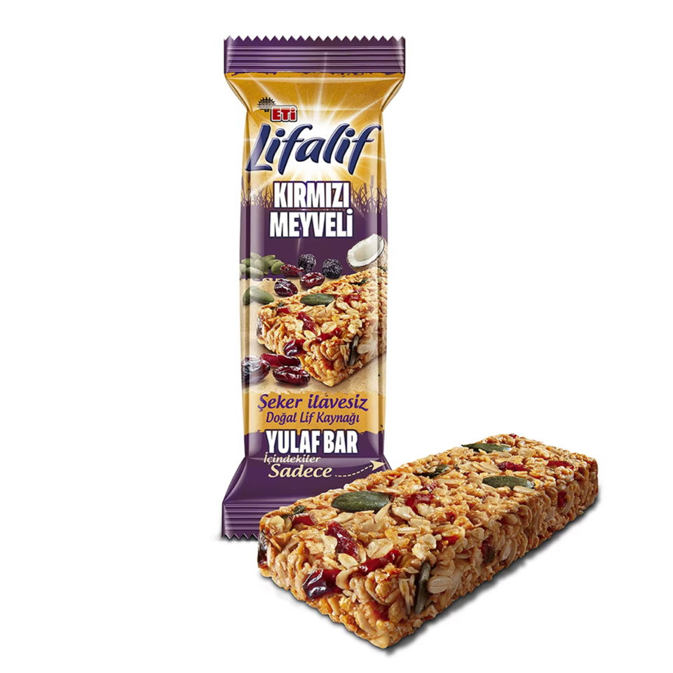 ETİ LIFALIF YULAFBAR 35 GR- KIRMIZI MEYVELER